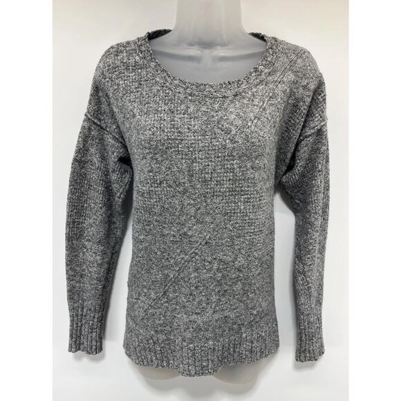 Calvin Klein Jeans Womens M Grey Knit Warm Long Sleeve Sweater - Picture 1 of 7